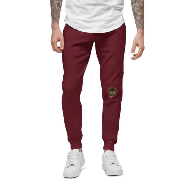 Unisex Fleece Sweatpants - Maroon